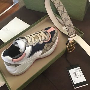 Gucci Sneakers and Belt